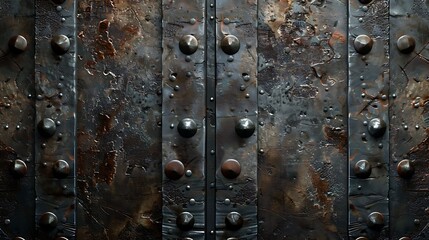 Fototapeta premium Rusty Metal Door Texture