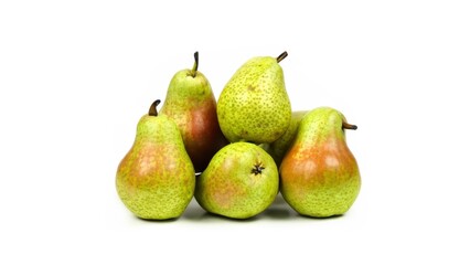 Pear on white background