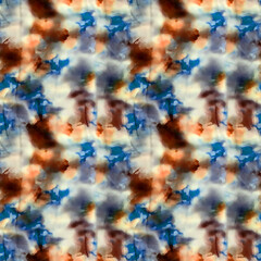 Seamless Print Shibori pattern and tie-dye allover textile Shibori allovers pattern design