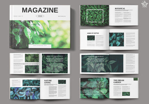 Magazine Templates Landscape