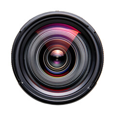 Close-up of a professional camera lens showcasing the intricate detail and precision essential for capturing high-quality photographs.