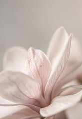 Obraz premium Soft Pink Flower with Delicate Petals