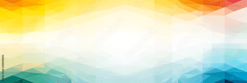 Aufkleber abstract colorful geometric background with white space for business presentations