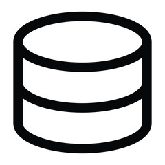 Simple Data icon. The icon can be used for websites, print templates, presentation templates, illustrations, etc