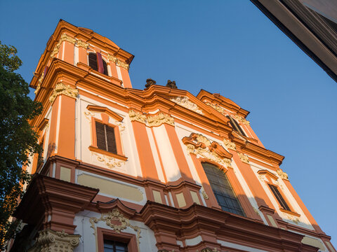 Church of the Annunciation of the Virgin Mary in Litomerice, Czech Republic.