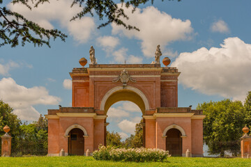 Fototapeta premium Park entrance gate