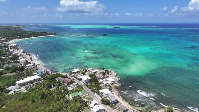 San Luis Beach At San Andres Providencia Y Santa Catalina Colombia. Maritime San Andres Providencia Y Santa Catalina. Recreation Landscape Paradise Vibrant.