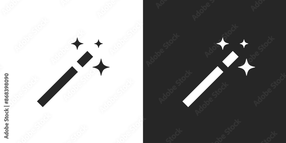 Aufkleber Generate icon. Magic icon. Set of Artificial intelligence logo. AI enters by command prompt to generate ideas. Chat with AI. Icon element for apps web. Computer help assistant. Vector illustration.