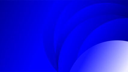 Overlay of blue fading circle stacks plain creative background