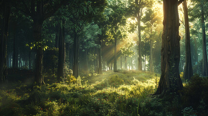 Obraz premium forest, tree in the forest