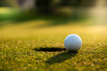 Golf course on a sunny day