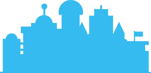 City Skyline Silhouette Illustration