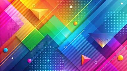 Abstract background with colorful gradients and geometric shapes, background, wallpaper, abstract, design, texture, colorful