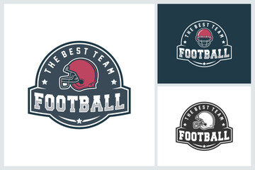 American football logo sport, emblem set collection, football vector illustration, american football badge logo template vector design