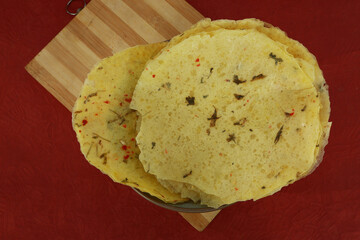 Aalu Papad Or Crunchy Patato Papad