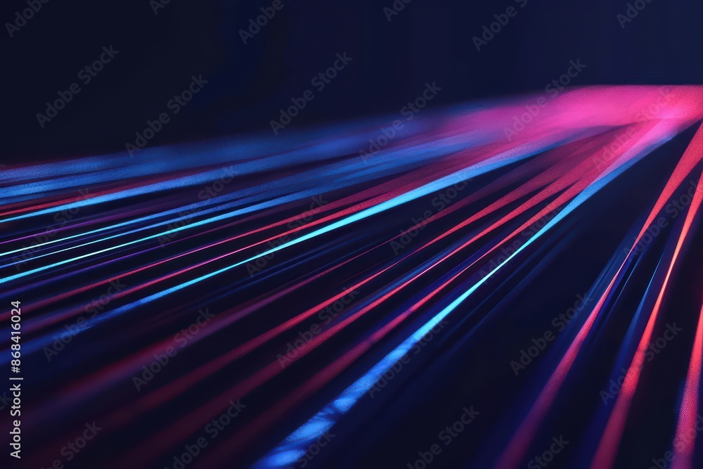 Poster sleek cybernetic lines representing speed and efficiency in a minimalist design, with copy space