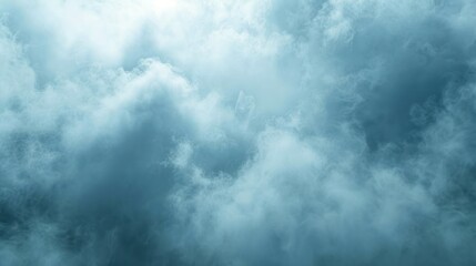 Obraz premium Fluffy white clouds against a blue sky
