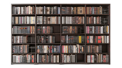 DVD Storage Cabinet on transparent background