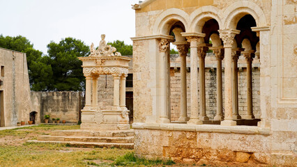 Abbazia di Santa Maria di Cerrate,Lecce,Puglia,Italia