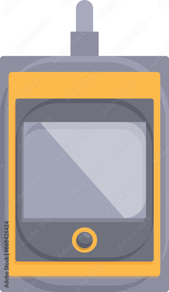 Poster intercom system allowing residents to communicate with visitors and grant access