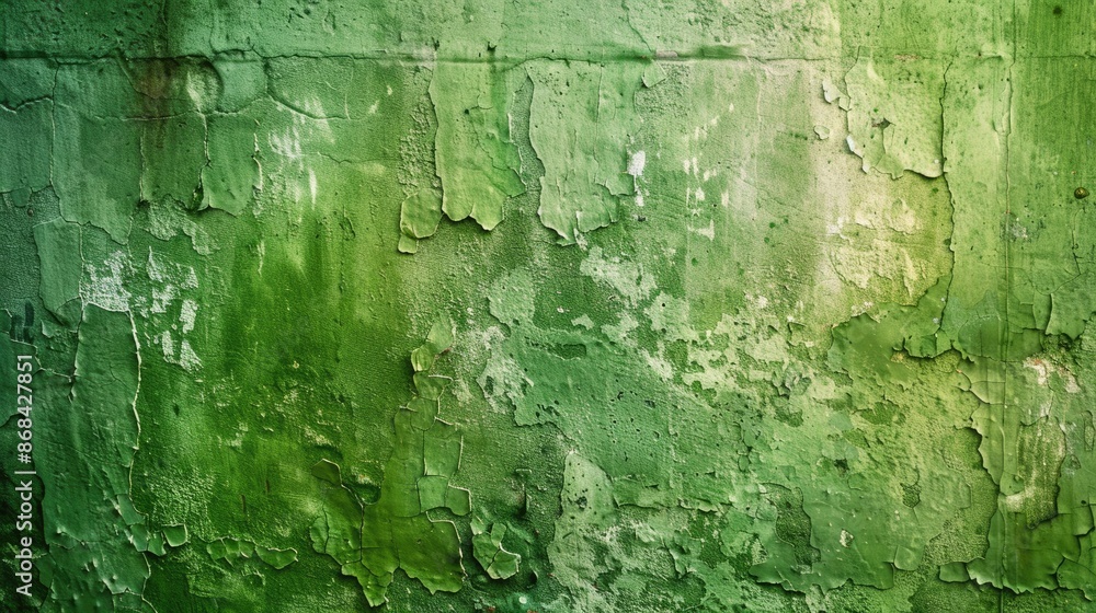 Poster distressed gradient. green gradient wall texture background with abstract grungy concrete texture