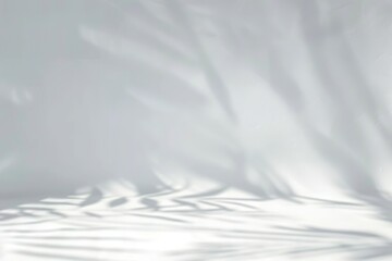 Obraz premium white background for product presentation with beautiful lights and shadows