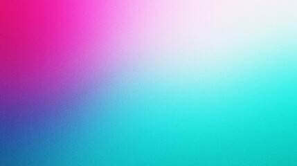 Bright Pink and Turquoise Gradient Background with Smooth Texture..