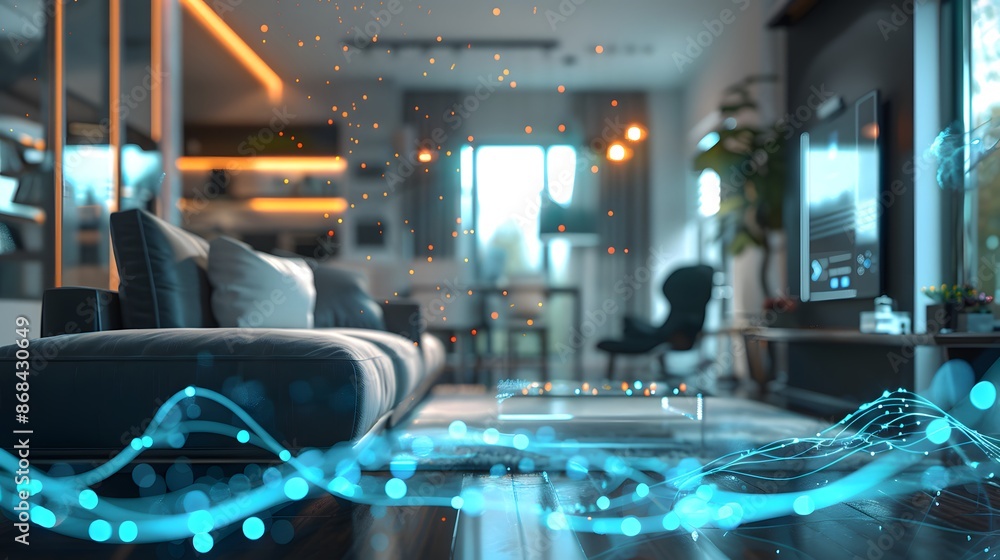 Poster a visually striking representation of ultra-fast internet connectivity, with dynamic lines and glowi