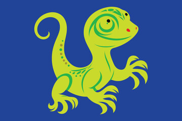 lizard  art design vector illustration