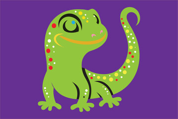 lizard vector art design illustration