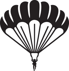Parachute Paragliding Design Vector