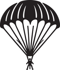 Parachute Paragliding Design Vector