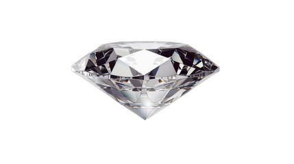 Diamond on transparent background