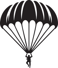 Parachute Paragliding Design Vector