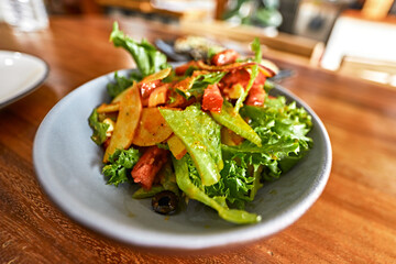 Feta Cheese Salad with vegetable