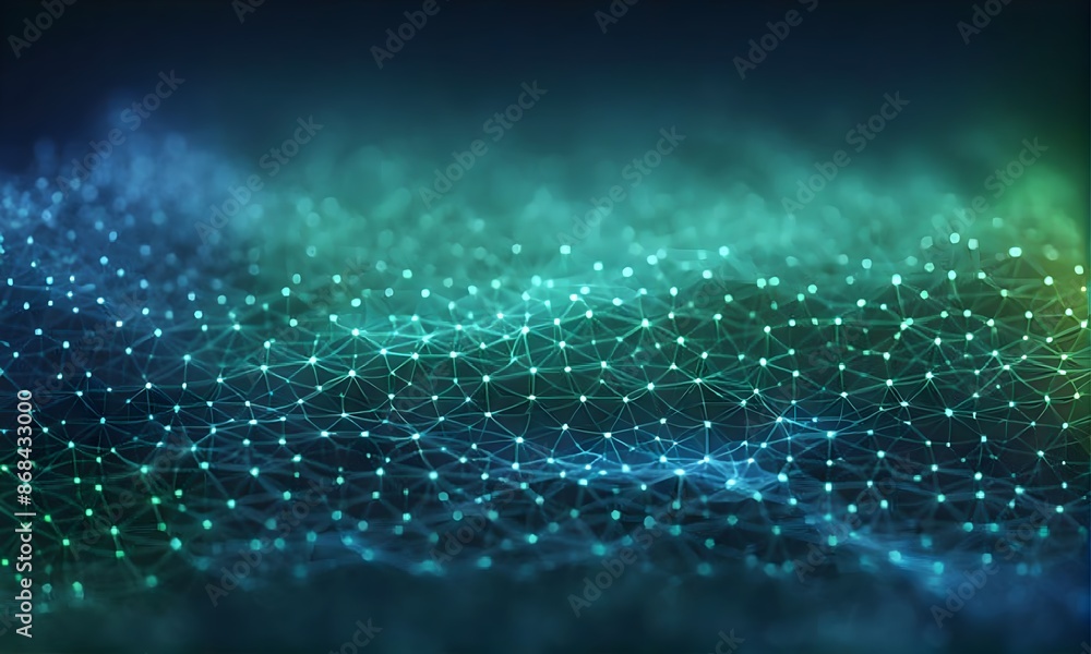 Aufkleber technology particle abstract background