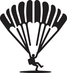 Parachute Paragliding Design Vector