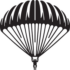 Parachute Paragliding Design Vector