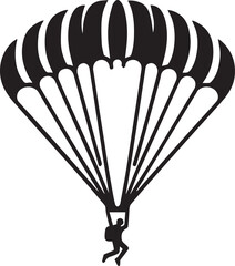 Parachute Paragliding Design Vector