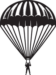 Parachute Paragliding Design Vector