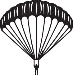 Parachute Paragliding Design Vector