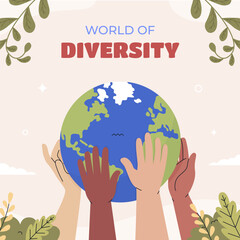 Hand drawn diversity illustration