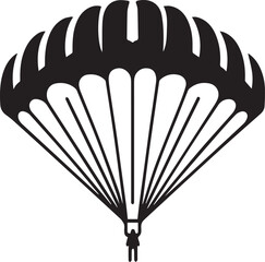 Parachute Paragliding Design Vector