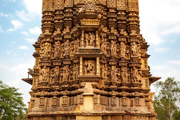 Exterior of the Vamana temple (Eastern Group of Temples), Khajuraho, Madhya Pradesh, India, Asia