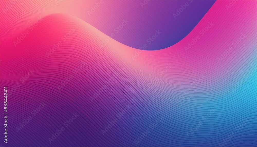 Poster pink magenta blue purple abstract color gradient background grainy texture effect web banner header 