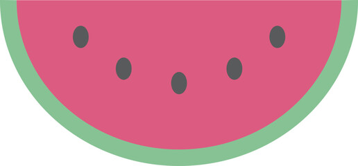 半分に切ったスイカ
