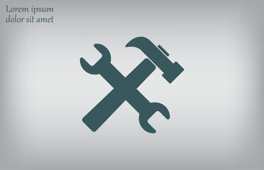 Obraz premium Vector illustration, gray background.