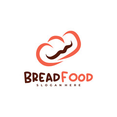 Bread Food logo vector template, Creative Bread logo design concepts