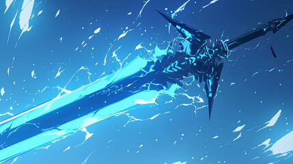 a sword with electric power