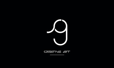 GS, SG, G, S abstract letters logo monogram